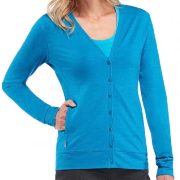 Icebreaker Villa 200 Wool Cardigan Sweater - Picture 12 of 12